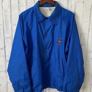 Vintage Florida Gators Soffe Blue Windbreaker Jacket with Small Embroidered Logo